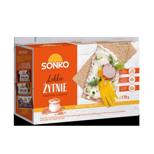 Sonko svetlý ražný chlieb 170 g