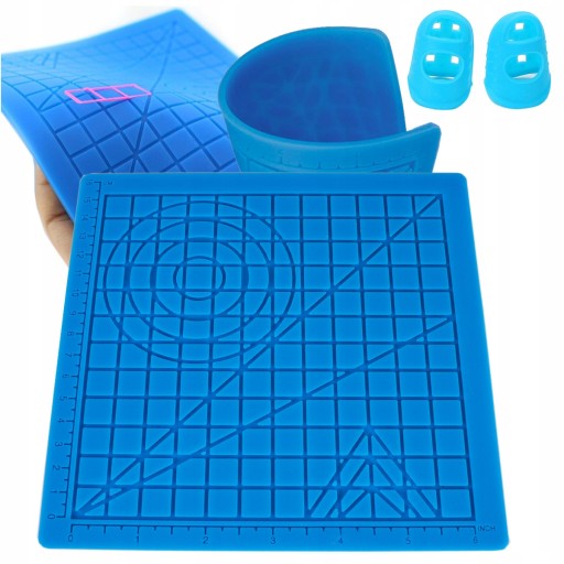 SILIKÓNOVÁ PODLOŽKA SÚPRAVA PREDLOŽKY PRE 3D PERO 17x17cm