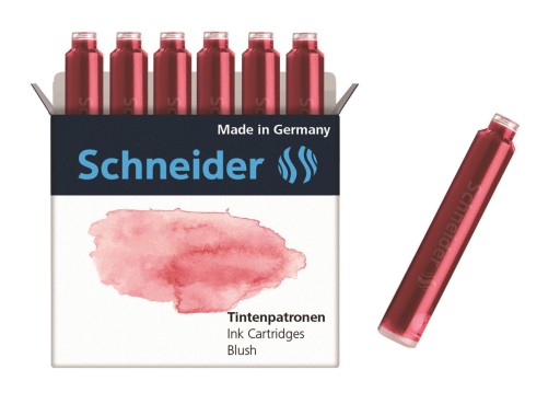 SCHNEIDER PERA NÁPLŇKY 6 KS BLUSH / DARK RUŽOVÁ