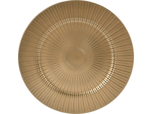 ZLATÁ podložka pod tanier Podnos podnos 33 cm - ZLATÁ