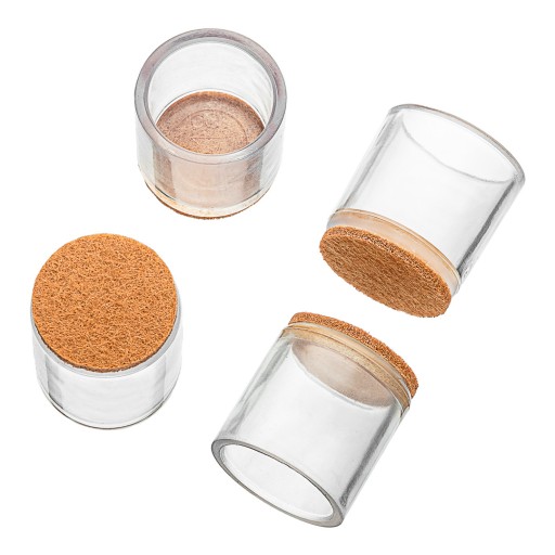 Silikónové plstené poťahy na nohy stoličky 50 mm