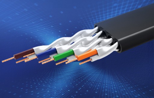 VENTION INTERNETOVÝ KÁBEL LAN KÁBEL RJ45 UTP CAT 7 10GB/S 2M