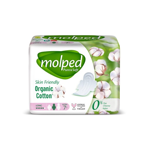 MOLPED EKO Pure&Soft LONG hygienické vložky 7 ks.