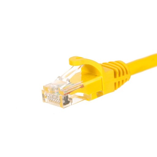Prepojovací kábel Netrack RJ45, kat. 5e UTP, 1,5 m žltý