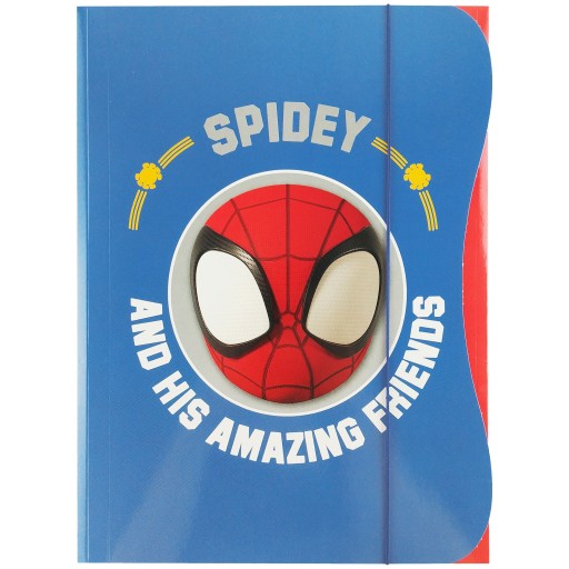 A4 Spider Man zložka s gumičkou