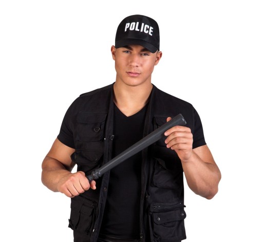 Policajný obušok Policajný obušok Rekvizitný policajný kostým 50 cm