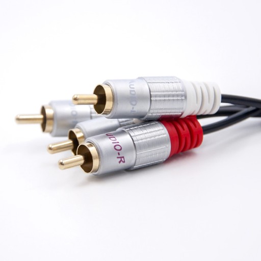 Qoltec Kábel 2x RCA samec/2x RCA samec 1m