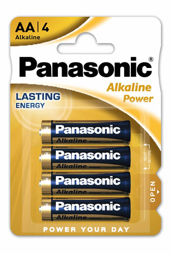 PANASONIC LR6 AA BLISTER ALKALICKÝCH BATÉRIÍ 4 ks.