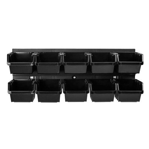 Doska na náradie 390 x 130 mm garáž s 10 boxmi