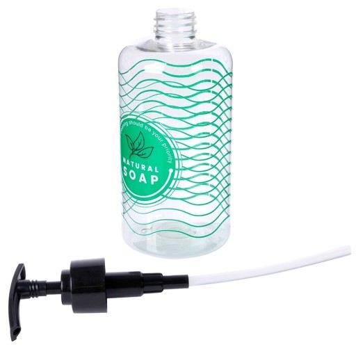 Dávkovač TEKUTÉHO MYDLA, gél, prostriedok na umývanie riadu, kuchyňa, kúpeľňa, 500 ml