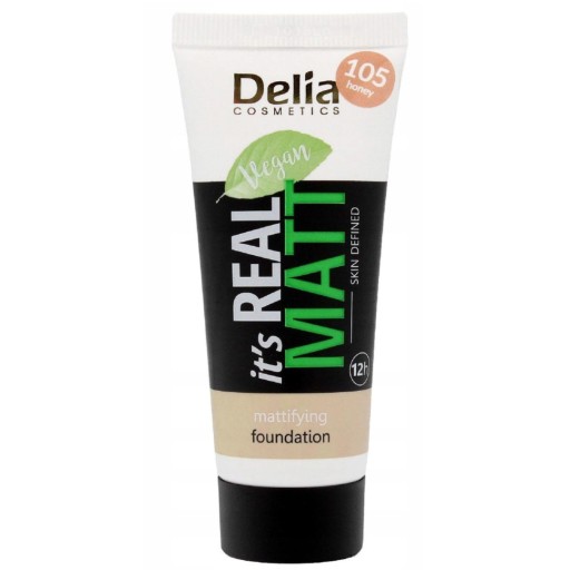 Delia Real Matt 105 Mattifying Foundation 30 ml