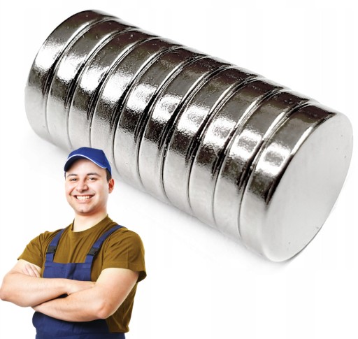 NEODYMOVÝ MAGNET 6x3 mm 10 kusov