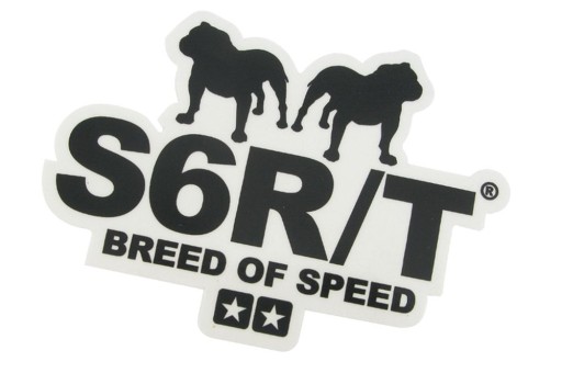 Nálepka Stage6 R/T Breed of Speed, čierna