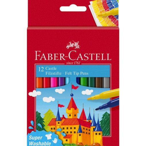 Sada popisovačov Castle - Faber-Castell - 12 farieb