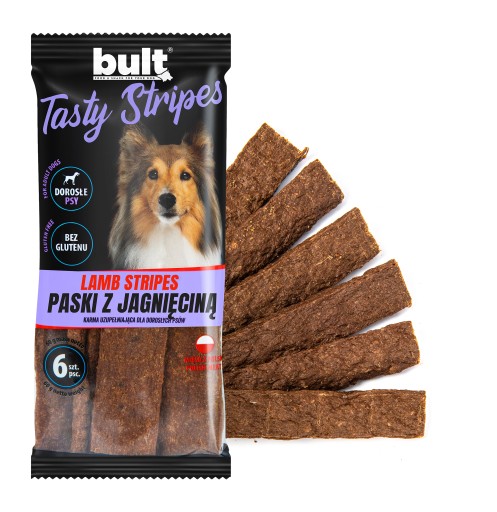 BULT LAMB STRIPES OBCHÍDKA PRE PSA VÝCVIKOVAČ MAČKY BEZLEPKOVÝ 6 KS