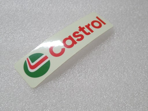 NÁLEPKA S LOGOM CASTROL OIL 8,8 x 2,5 cm