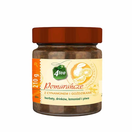 Pomaranče so škoricou a klinčekmi 225 ml 4 čaj