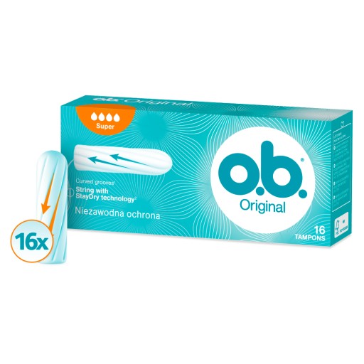 O.B. Originál Super tampóny 1 balenie - 16 ks