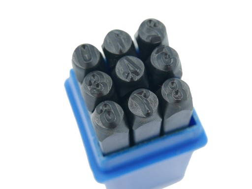 ČÍSELNÉ ZNAČKY ČÍSEL 9 KS - 8 MM