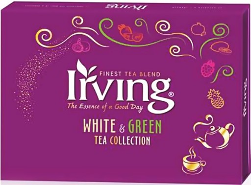 Irving Tea Set Kolekcia bielych a zelených čajov 6 príchutí 30 ks
