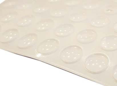 Silikónové nábytkové podložky 8 mm 50 ks