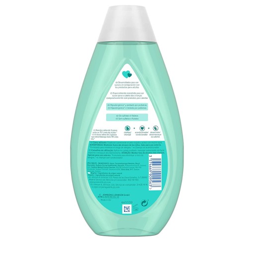 JOHNSON'S BABY DETSKÝ ŠAMPÓN NA VLASY ĽAHŠIE ČESENÝ 500 ml