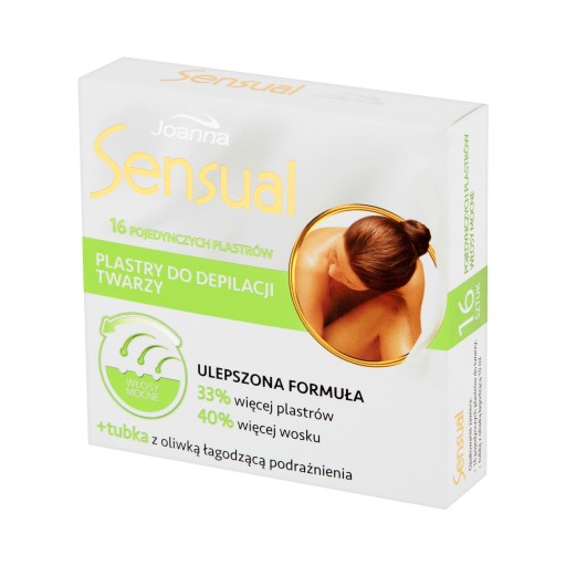 Joanna Sensual Strips na odstránenie chĺpkov na tvári, vrátane: