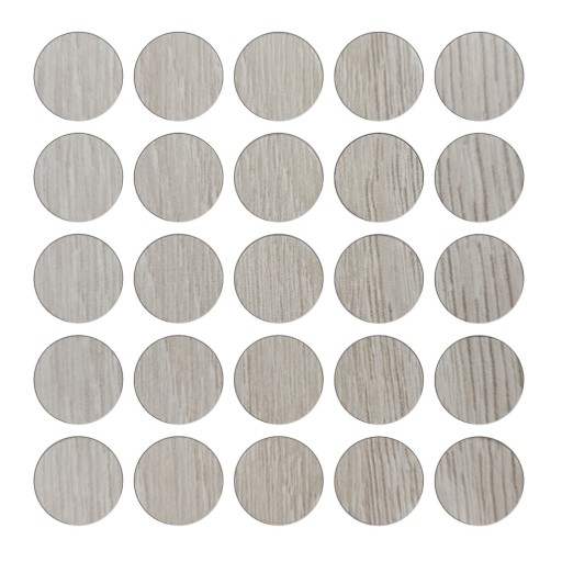 WILTON WHITE DUB koncovky Samolepiace fi14, 25 ks