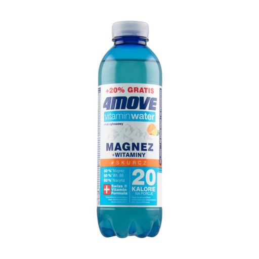 4Move Vitamín Voda Magnézium citrus 556 ml