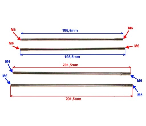 Čínska štvorkolka QUAD KINROAD 110 4x Cylinder Studs
