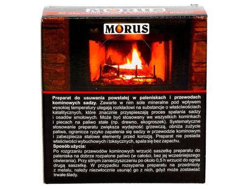 MORUS PRÁŠOK NA ODSTRAŇOVANIE SADZÍ Z KRBU A KACHLE KATALYZÁTOR SADÍ 50G