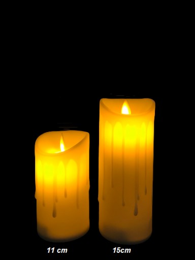 LED sviečka Lucerna Sviečka 15cm Pohyblivý plameň