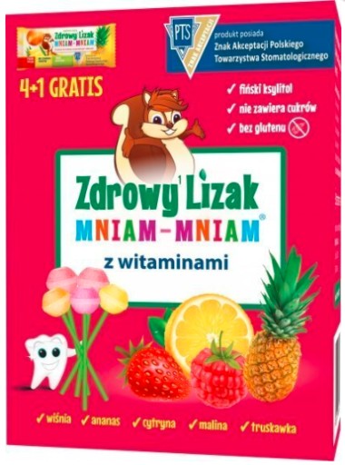 ZDRAVÁ lízanka pre deti vitamíny 4 ks + 1 grátis