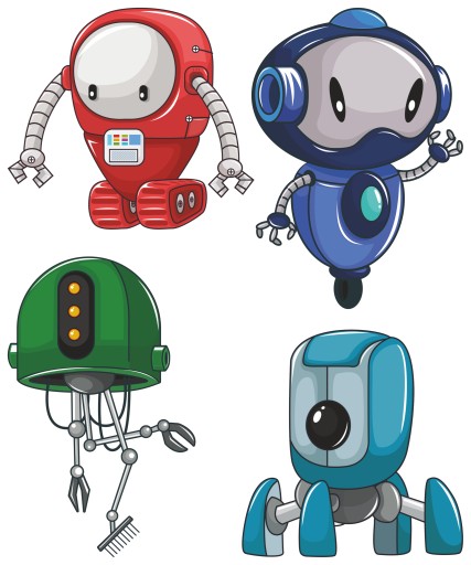 NÁLEPKY NA OKNÁ, ZRKADLÁ, SKLO, ROBOTOV, TECHNIKOV