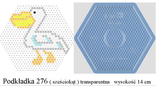 HEXAGON veľká podložka na korálky HAMA Pyssla