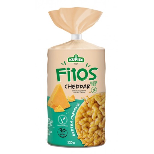 KUPIEC Fitos čedarové ryžové a kukuričné vafle 120