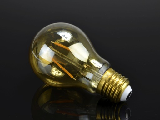 Dekoratívna LED žiarovka E27 Retro Edison 2W COG GOLD