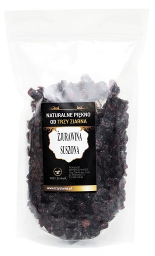 SUŠENÉ BRUSNICE 500g Rezané, prírodné, kvalitné
