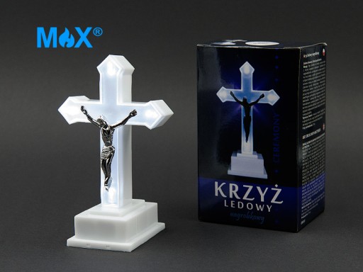 Sviečka s LED krížom