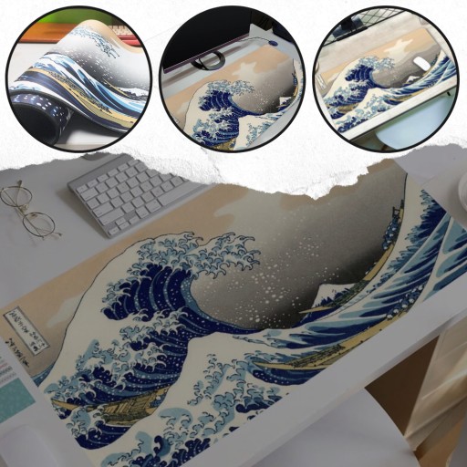 VEĽKÁ PODLOŽKA POD MYŠ GREAT WAVE XXL 90x40