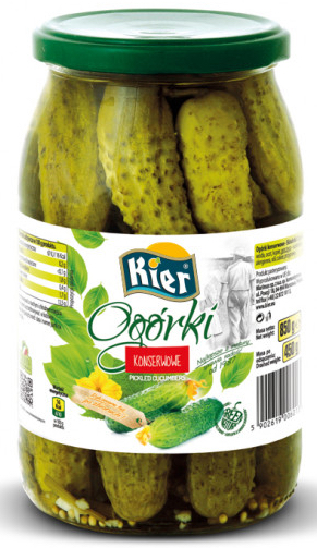 Nakladané uhorky v nádobe na marinádu 860 g SRDCE