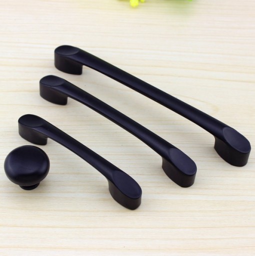 Ekonomický nábytkový gombík MAT BLACK LOFT