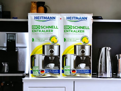 Odstraňovač vodného kameňa pre varné kanvice a espresso prášok 2x25g Heitmann