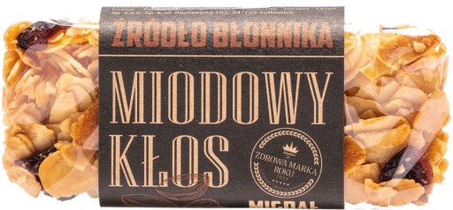 lahodná MEDOVÁ TYČINA s MANDĽAMI 45g