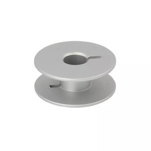 Cievka pre priemyselný stroj s vázaným stehom - hliníkové cievky 21 mm x 9 mm