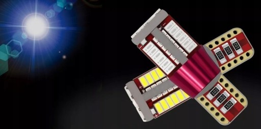 LED W5W T10 PARKOVÁ ŽIAROVKA 57 LED CANBUS 360°