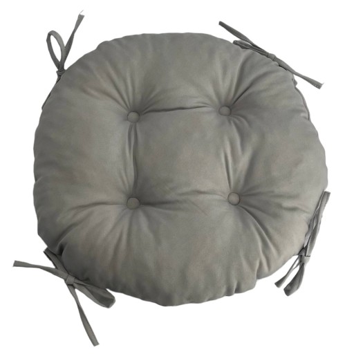Podsedák na stoličku na stoličku 35cm SVETLO SIVÁ KRUH