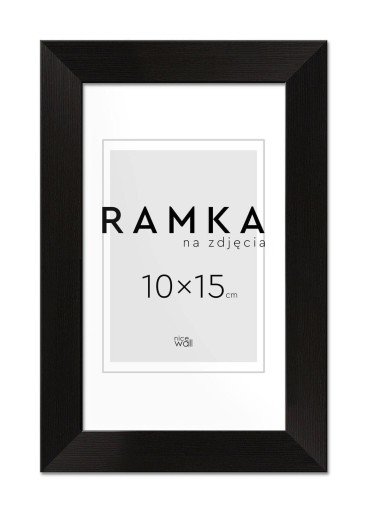 Fotorámik 10x15 cm s podporou Čierny