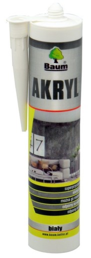 BAUM AKRYL PLAST A FLEXIBILNÁ BIELA 280ML