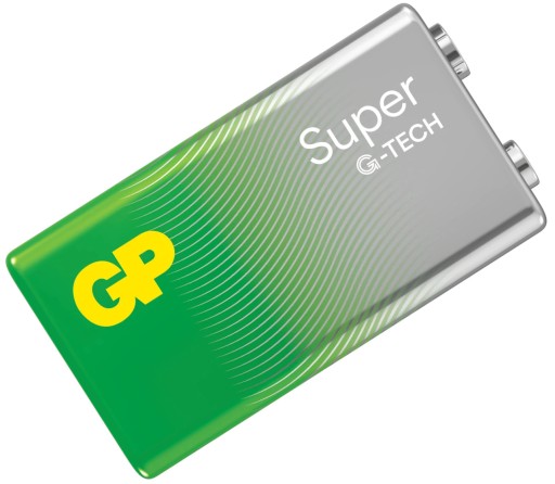 GP Super Alkaline Block Battery 9V 6F22 6LR61 1 ks